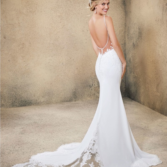 Morilee Madeline Gardner Rasia Lace Wedding Dress - Picture 2 of 11